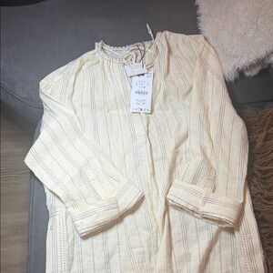 Zara Beige and Black dress XL